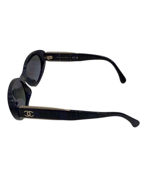 CHANEL（シャネル）CHANEL (シャネル) サングラス ネイビー サイズ:54□18 140の古着・服飾アイテム