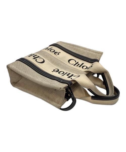 Chloe（クロエ）Chloe (クロエ) スモールトートバッグ ホワイトの古着・服飾アイテム