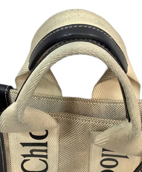 Chloe（クロエ）Chloe (クロエ) スモールトートバッグ ホワイトの古着・服飾アイテム