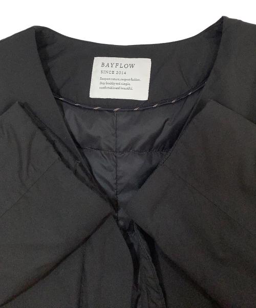 BAYFLOW（ベイフロー）BAYFLOW (ベイフロー) ダウンコート ブラック サイズ:3の古着・服飾アイテム
