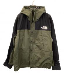 THE NORTH FACE（ザ ノース フェイス）の古着「マウンテンライトジャケット」｜グリーン×ブラック