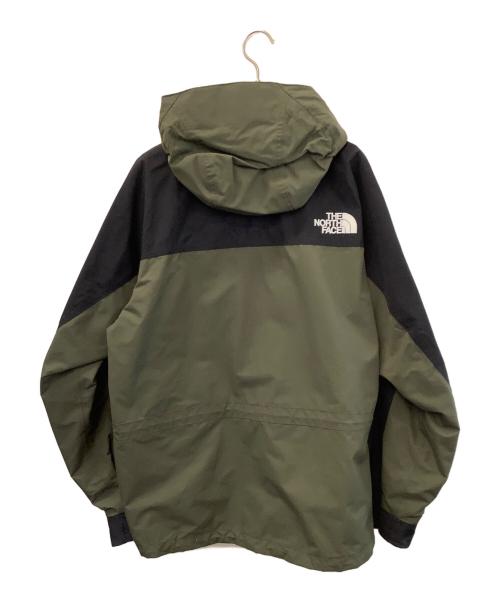 THE NORTH FACE（ザ ノース フェイス）THE NORTH FACE (ザ ノース フェイス) マウンテンライトジャケット グリーン×ブラック サイズ:Lの古着・服飾アイテム