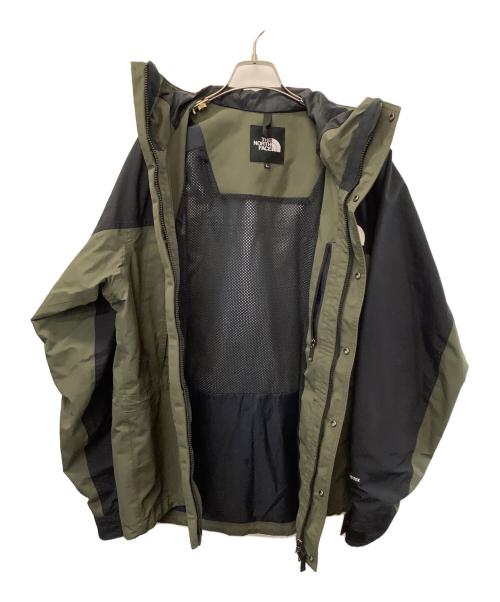 THE NORTH FACE（ザ ノース フェイス）THE NORTH FACE (ザ ノース フェイス) マウンテンライトジャケット グリーン×ブラック サイズ:Lの古着・服飾アイテム