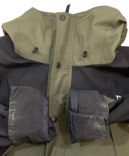 THE NORTH FACE（ザ ノース フェイス）THE NORTH FACE (ザ ノース フェイス) マウンテンライトジャケット グリーン×ブラック サイズ:Lの古着・服飾アイテム