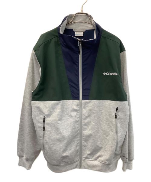 Coleman（コールマン）Coleman (コールマン) ウィルキンソンコーブスタンドネックジャケット グレー×グリーン サイズ:M 未使用品の古着・服飾アイテム