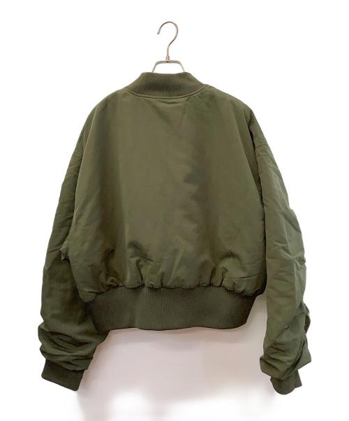 MA-1ジャケット（エムエーワン）MA-1ジャケット (エムエーワン) MA-1ジャケット グリーン サイズ:記載なしの古着・服飾アイテム