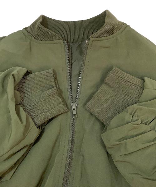 MA-1ジャケット（エムエーワン）MA-1ジャケット (エムエーワン) MA-1ジャケット グリーン サイズ:記載なしの古着・服飾アイテム