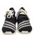 中古・古着 adidas (アディダス) WHITE MOUNTAINEERING (ホワイトマウンテ二アニング) ローカットスニーカー ブラック×ホワイト サイズ:25.5cm 未使用品：5000円