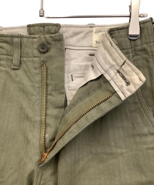 Trophy Clothing（トロフィークロージング）Trophy Clothing (トロフィークロージング) トラウザーパンツ オリーブ サイズ:30の古着・服飾アイテム