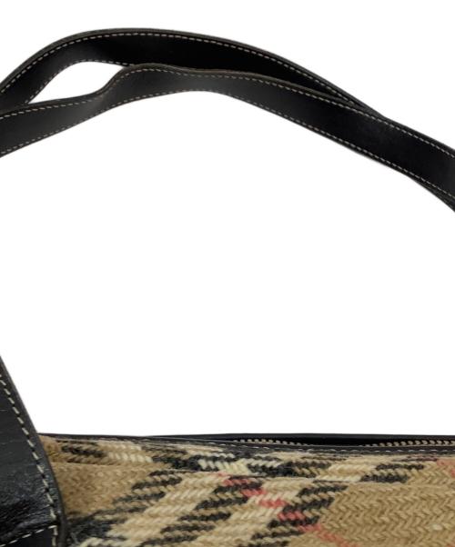 BURBERRY LONDON（バーバリーロンドン）BURBERRY LONDON (バーバリーロンドン) ミニボストンバッグ ブラウンの古着・服飾アイテム