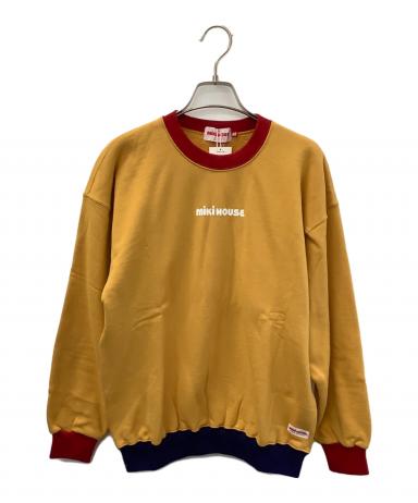 スウェット 古着 90s MIKIHOUSE ミキハウス M 極美品 クレイジー 中古・古着通販】mikihouse (ミキハウス) スウェット オレンジ×レッド