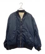 フライトジャケットフライトジャケット）の古着「フライトジャケット」｜ネイビー