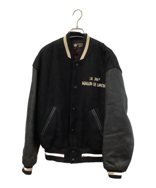 PPFM（ピーピーエフエム）PPFM (ピーピーエフエム) ブルゾン ブラック サイズ:記載なしの古着・服飾アイテム