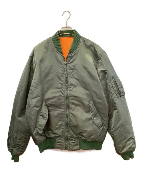 US ARMY（ユーエスアーミー）US ARMY (ユーエスアーミー) フライトジャケット グリーン サイズ:XLの古着・服飾アイテム