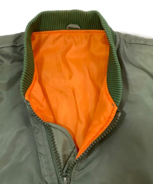 US ARMY（ユーエスアーミー）US ARMY (ユーエスアーミー) フライトジャケット グリーン サイズ:XLの古着・服飾アイテム