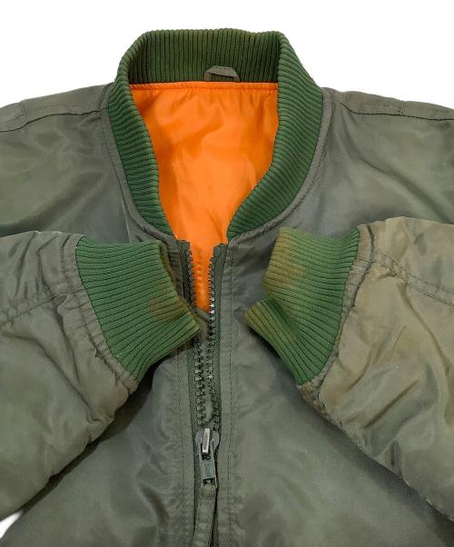 US ARMY（ユーエスアーミー）US ARMY (ユーエスアーミー) フライトジャケット グリーン サイズ:XLの古着・服飾アイテム