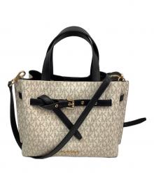 MICHAEL KORS（マイケル・コース）の古着「2WAYバッグ」｜ブラック×ホワイト