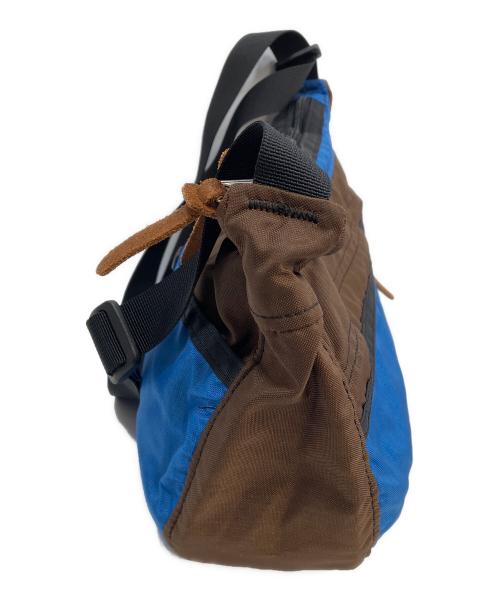 GREGORY（グレゴリー）GREGORY (グレゴリー) ショルダーバッグ ブルー×ブラウンの古着・服飾アイテム