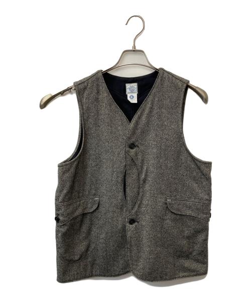 POST O'ALLS（ポストオーバーオールズ）POST O'ALLS (ポストオーバーオールズ) ベスト グレー サイズ:Sの古着・服飾アイテム