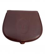 Cartierカルティエ）の古着「コインケース」｜ボルドー