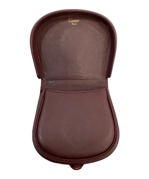 Cartier（カルティエ）Cartier (カルティエ) コインケース ボルドーの古着・服飾アイテム