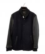 nano・universeナノ・ユニバース）の古着「スタジャン」｜ネイビー