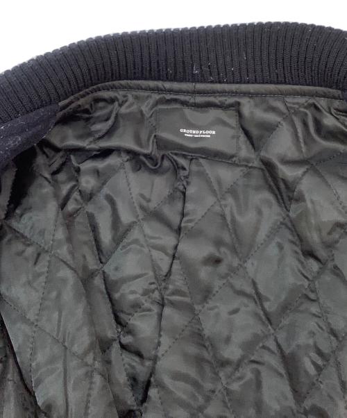 nano・universe（ナノ・ユニバース）nano・universe (ナノ・ユニバース) スタジャン ネイビー サイズ:Mの古着・服飾アイテム