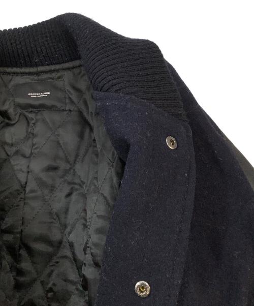 nano・universe（ナノ・ユニバース）nano・universe (ナノ・ユニバース) スタジャン ネイビー サイズ:Mの古着・服飾アイテム