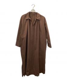 Plage（プラージュ）の古着「長袖ワンピース」｜ブラウン