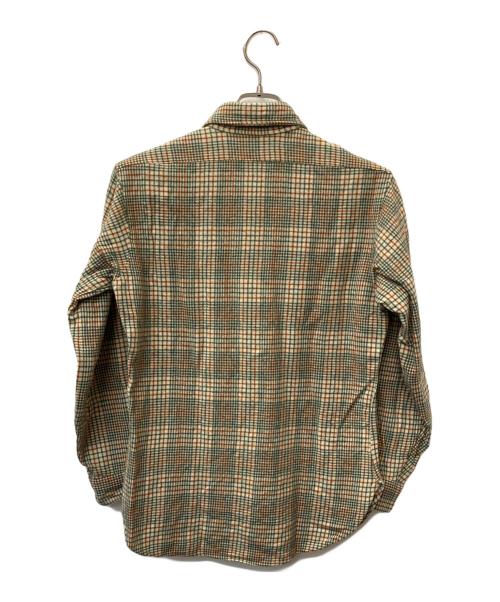 PENDLETON（ペンドルトン）PENDLETON (ペンドルトン) 長袖シャツ グリーン×オレンジ サイズ:Mの古着・服飾アイテム