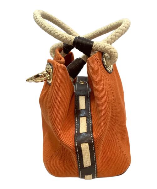 MICHAEL KORS（マイケル・コース）MICHAEL KORS (マイケル・コース) ハンドバッグ オレンジの古着・服飾アイテム
