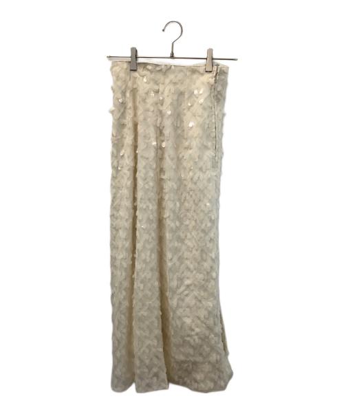 eimy istoire（エイミーイストワール）eimy istoire (エイミーイストワール) ロングスカート アイボリー サイズ:Sの古着・服飾アイテム