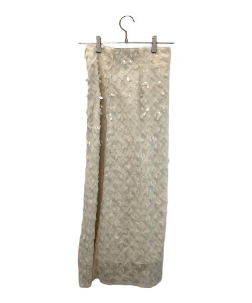 eimy istoire（エイミーイストワール）eimy istoire (エイミーイストワール) ロングスカート アイボリー サイズ:Sの古着・服飾アイテム