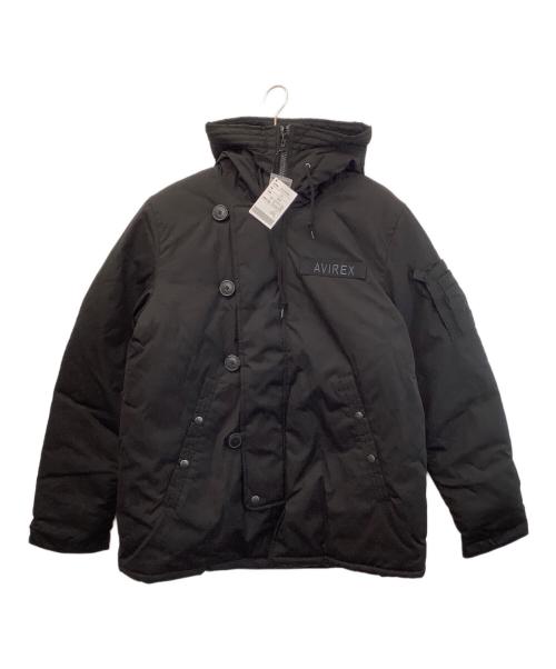 AVIREX（アヴィレックス）AVIREX (アヴィレックス) ミリタリージャケット ブラック サイズ:XLの古着・服飾アイテム