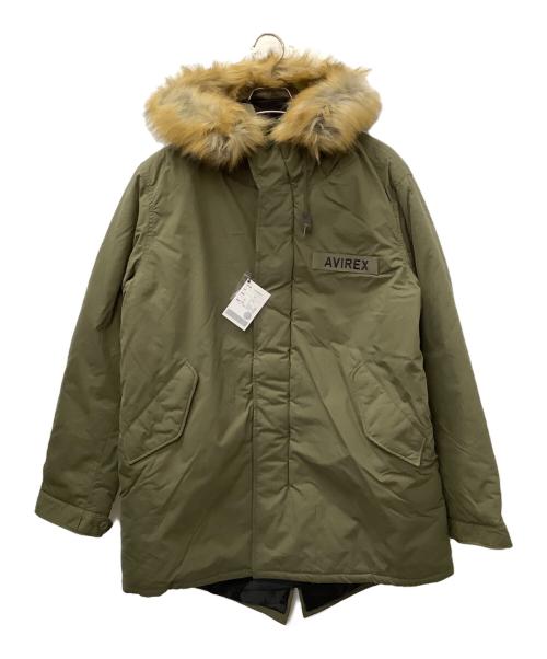 AVIREX（アヴィレックス）AVIREX (アヴィレックス) ミリタリージャケット オリーブ サイズ:XLの古着・服飾アイテム
