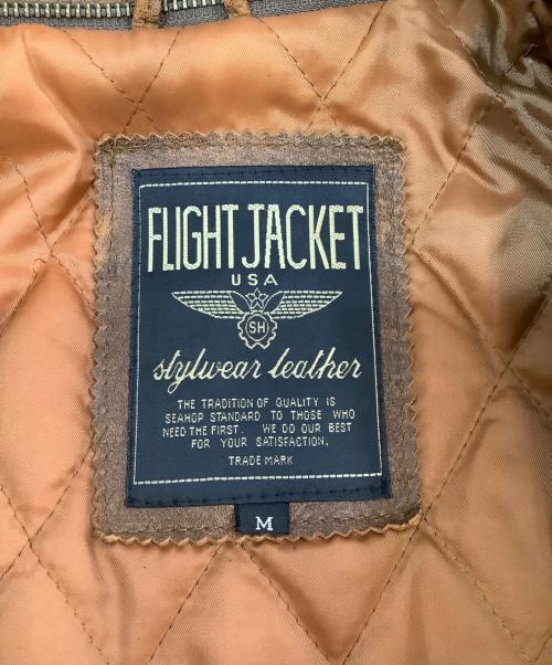 SEAHOP（シーホップ）SEAHOP (シーホップ) フライトジャケット ブラウン サイズ:Mの古着・服飾アイテム