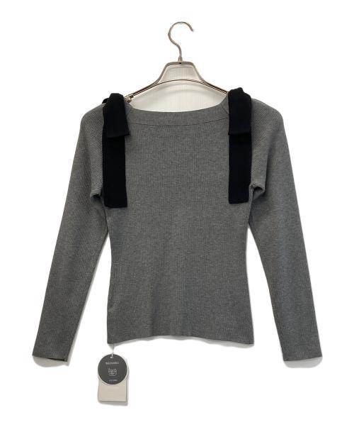 CELFORD（セルフォード）CELFORD (セルフォード) 薄手ニット グレー サイズ:Free 未使用品の古着・服飾アイテム