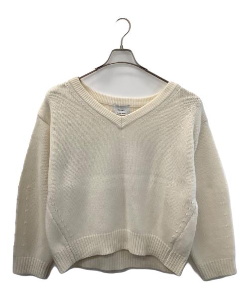 CLANE（クラネ）CLANE (クラネ) MINAMI TANAKA (ミナミ タナカ) 厚手ニット ホワイト サイズ:2 未使用品の古着・服飾アイテム