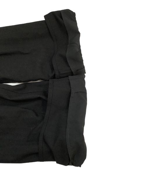 CLANE（クラネ）CLANE (クラネ) MINAMI TANAKA (ミナミ タナカ) TUCK HERRINGBONE SLACKS ブラック サイズ:SIZE 1 未使用品の古着・服飾アイテム