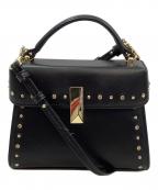 CELFORDセルフォード）の古着「ビジュースタッズポシェット」｜ブラック