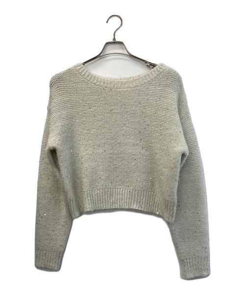 La boutique BonBon（ラブティックボンボン）La boutique BonBon (ラブティックボンボン) 厚手ニット グレー サイズ:Fの古着・服飾アイテム