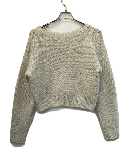 La boutique BonBon（ラブティックボンボン）La boutique BonBon (ラブティックボンボン) 厚手ニット グレー サイズ:Fの古着・服飾アイテム