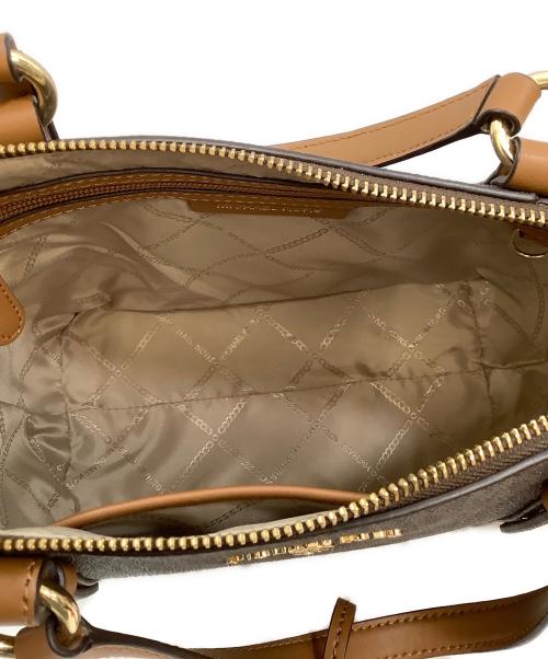 MICHAEL KORS（マイケル・コース）MICHAEL KORS (マイケル・コース) 2WAYバッグ ブラウンの古着・服飾アイテム