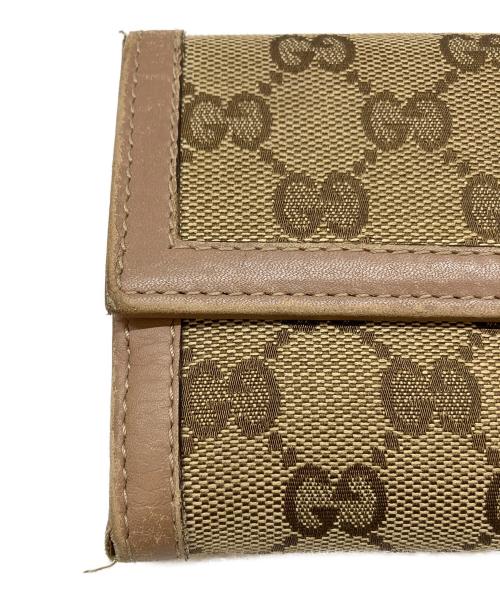 GUCCI（グッチ）GUCCI (グッチ) 長財布 ピンクベージュの古着・服飾アイテム
