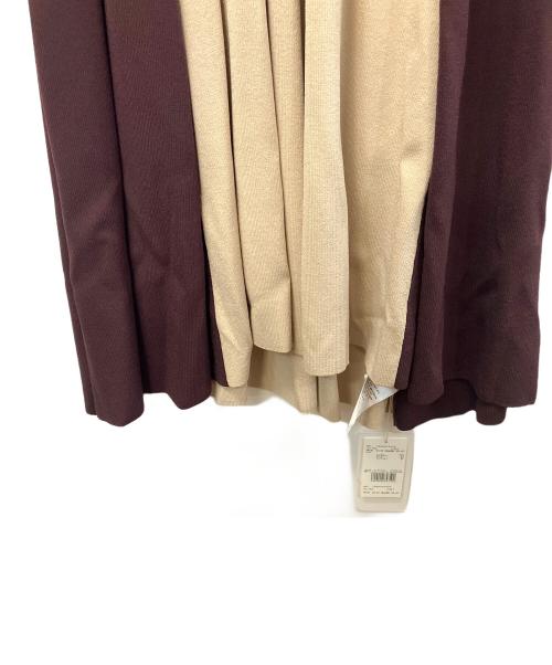 FRAY ID（フレイ アイディー）FRAY ID (フレイ アイディー) ノースリーブワンピース ブラウン×ベージュ サイズ:F 未使用品の古着・服飾アイテム