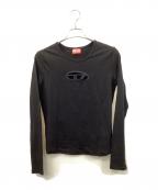 DIESELディーゼル）の古着「T-ANGIE-LS T-SHIRT」｜ブラック