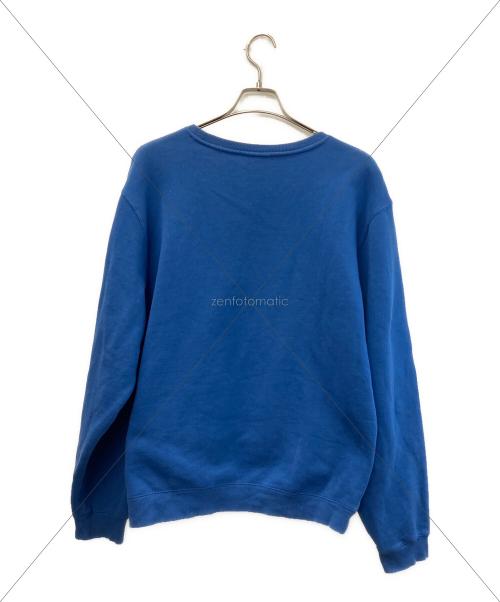 stussy（ステューシー）stussy (ステューシー) カレッジロゴスウェット ブルー サイズ:Lの古着・服飾アイテム
