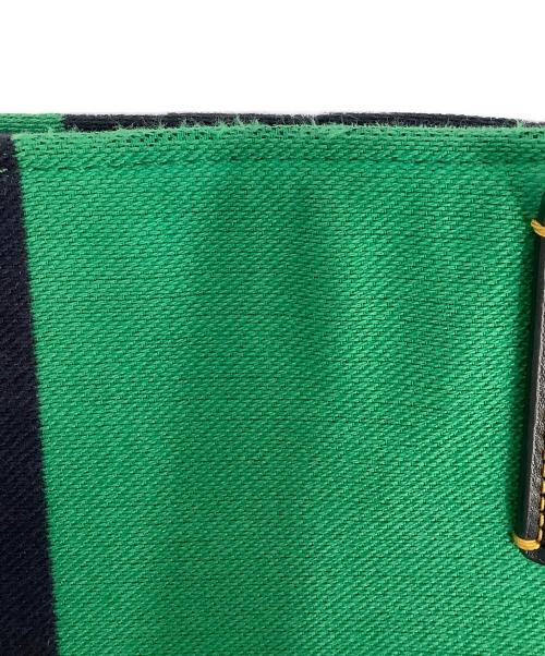 Kate Spade（ケイトスペード）Kate Spade (ケイトスペード) トートバッグ ネイビー×グリーンの古着・服飾アイテム