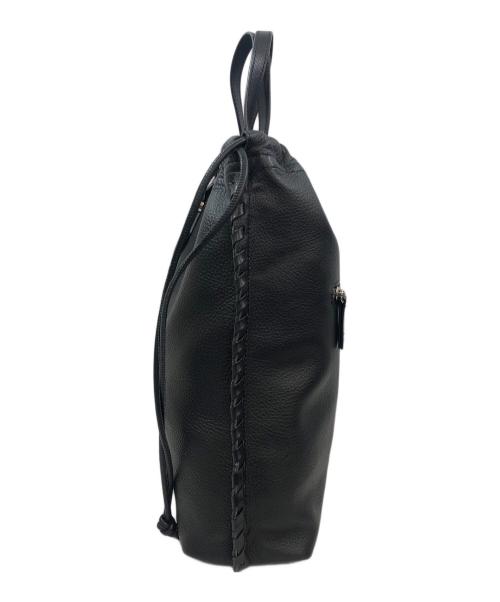 EAR（イア）EAR (イア) バックル 巾着ショルダーバッグ ブラックの古着・服飾アイテム