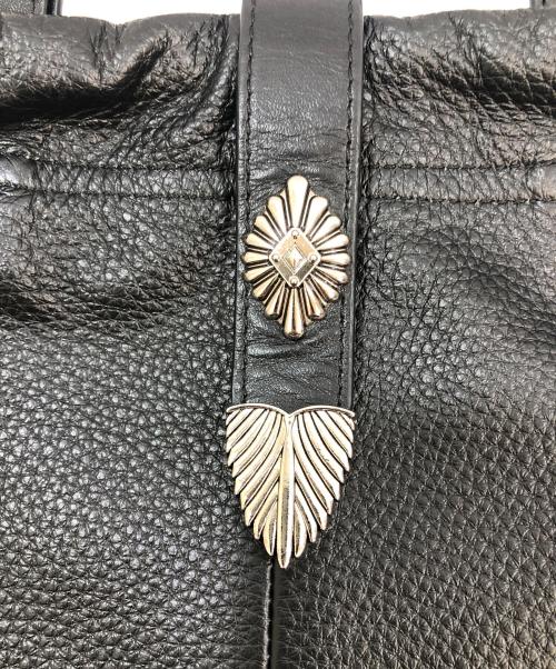 EAR（イア）EAR (イア) バックル 巾着ショルダーバッグ ブラックの古着・服飾アイテム